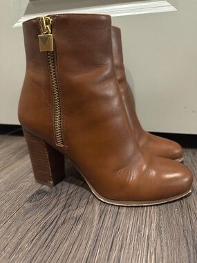 Michael Kors Frenchie Leather Boots 7m